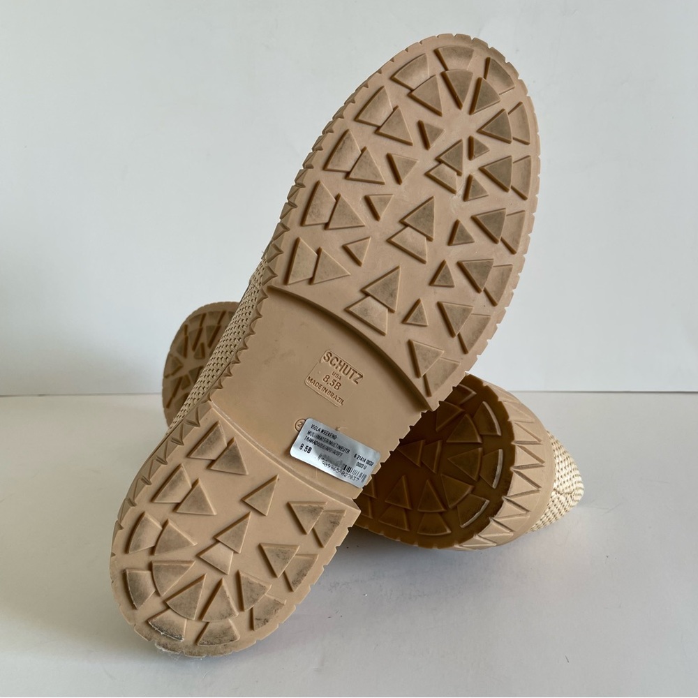 Schutz Viola Weekend Cream Loafers Size 8.5 - Picture 11 of 13